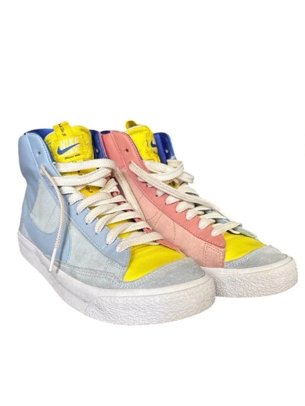 Nike mismatched pastel color blazer mid ‘77 youth size 6/women’s size 7.5